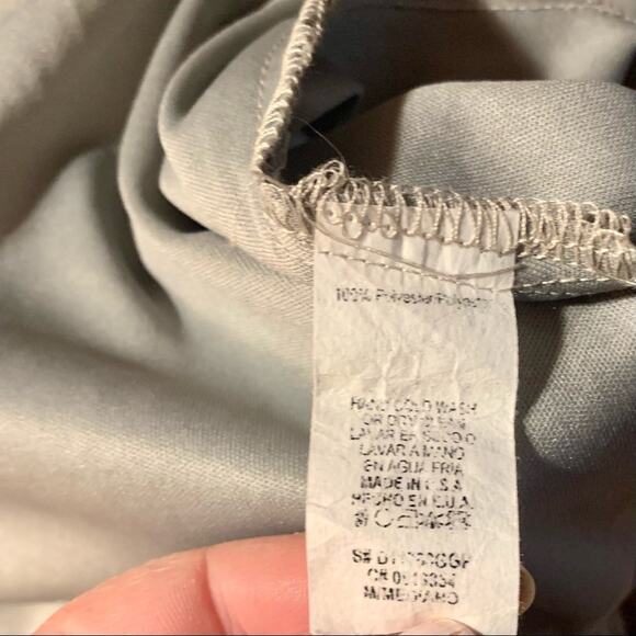 Lulu's Moonlight Serenade Gray Strapless Maxi Chiffon Dress Size M Formal - Picture 11 of 13